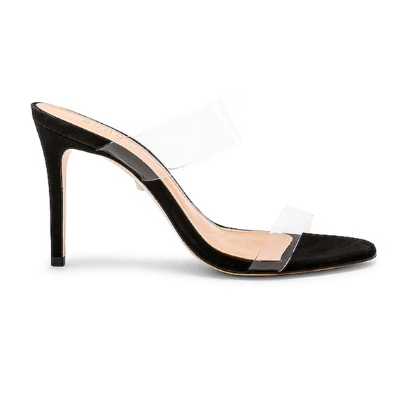 Schutz Ariella heel in Black & Transparent - Picture 5 of 9